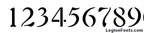 Auriol LT Font, Number Fonts