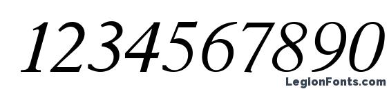 Austin Italic Font, Number Fonts