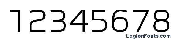 Autobahn Pro Regular Font, Number Fonts