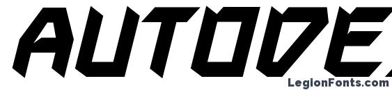 Autodestruct BB Bold Font