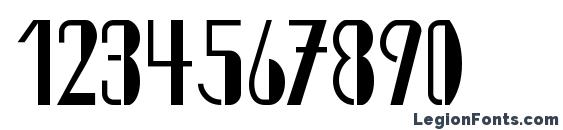 Automat LT Regular Font, Number Fonts