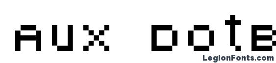 AuX DotBitC Font