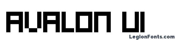 Avalon ui font, free Avalon ui font, preview Avalon ui font