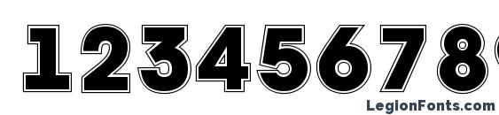 Шрифт Avant 33, Шрифты для цифр и чисел