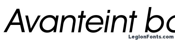 шрифт Avanteint bookitalic, бесплатный шрифт Avanteint bookitalic, предварительный просмотр шрифта Avanteint bookitalic