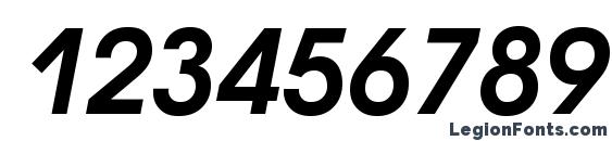 Avantgardegothicc bolditalic Font, Number Fonts