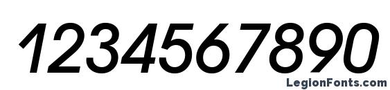 AvantGardeMdITCTT Oblique Font, Number Fonts