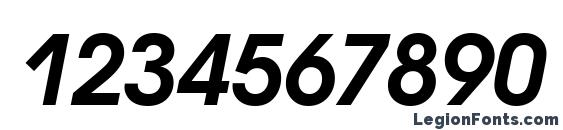 AvantGarGotItcTEEDem Italic Font, Number Fonts