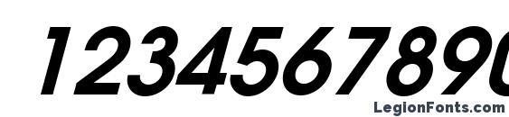 Avanti Bold Italic Font, Number Fonts