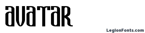 шрифт Avatar, бесплатный шрифт Avatar, предварительный просмотр шрифта Avatar