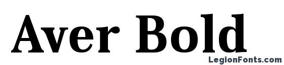 Aver Bold font, free Aver Bold font, preview Aver Bold font