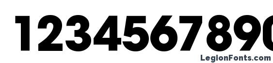 Avignon Bold Regular Font, Number Fonts