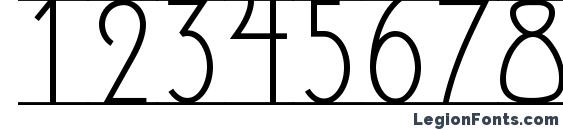 Avignon NF Font, Number Fonts