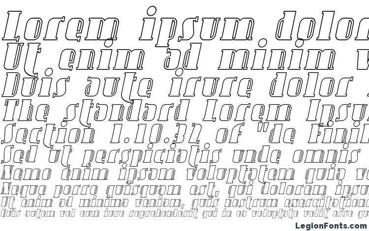 specimens Avondale Outline Italic font, sample Avondale Outline Italic font, an example of writing Avondale Outline Italic font, review Avondale Outline Italic font, preview Avondale Outline Italic font, Avondale Outline Italic font