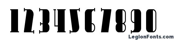 Avondale SC Cond Font, Number Fonts