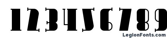 Avondale SC Font, Number Fonts