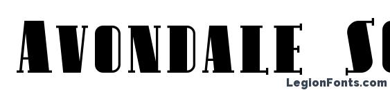 Avondale SC font, free Avondale SC font, preview Avondale SC font