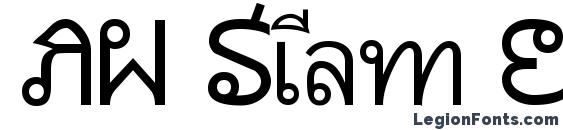 AW Siam English not Thai font, free AW Siam English not Thai font, preview AW Siam English not Thai font