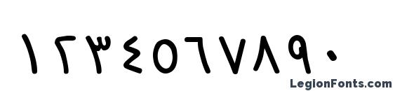 AYM FREEDOM S N Font, Number Fonts