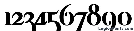 Ayosmonika Bold Font, Number Fonts
