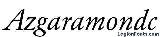 Azgaramondc italic Font