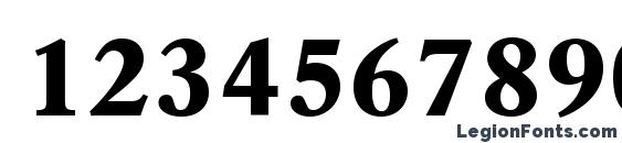 AZGaramondExtraBoldCTT Font, Number Fonts