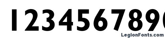 Azgillsansc bold Font, Number Fonts