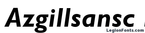 шрифт Azgillsansc bolditalic, бесплатный шрифт Azgillsansc bolditalic, предварительный просмотр шрифта Azgillsansc bolditalic