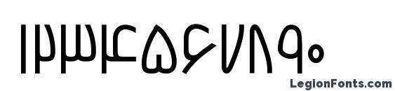 B Bardiya Font, Number Fonts