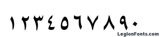 B Sepideh Font, Number Fonts