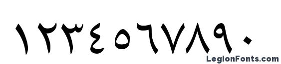 B Yagut Font, Number Fonts