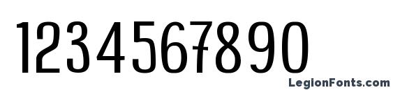B20 Sans Font, Number Fonts