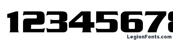 B5 Font, Number Fonts