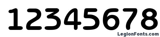 B691 Sans Bold Font, Number Fonts