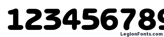 B691 Sans Heavy Regular Font, Number Fonts