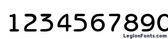 B691 Sans Smc Bold Font, Number Fonts