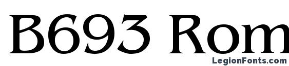 B693 Roman Regular Font