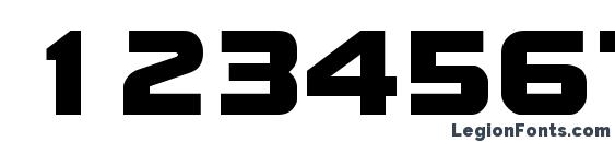 B790 Deco Regular Font, Number Fonts