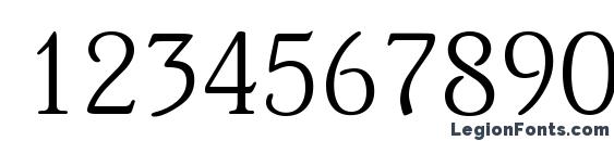 B820 Roman Regular Font, Number Fonts