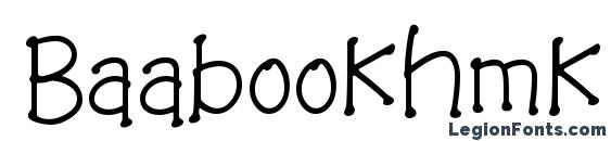 Baabookhmk font, free Baabookhmk font, preview Baabookhmk font