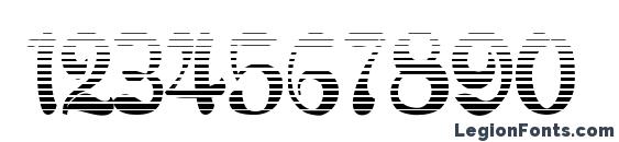 BabaluGradient Font, Number Fonts