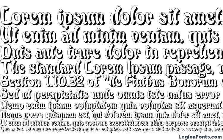 specimens BabaluShade font, sample BabaluShade font, an example of writing BabaluShade font, review BabaluShade font, preview BabaluShade font, BabaluShade font