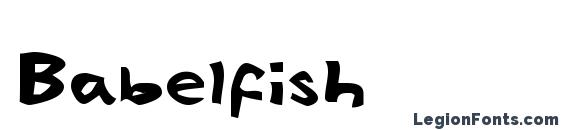 Babelfish font, free Babelfish font, preview Babelfish font