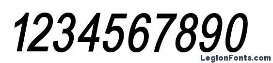 Babelsans boldoblique Font, Number Fonts