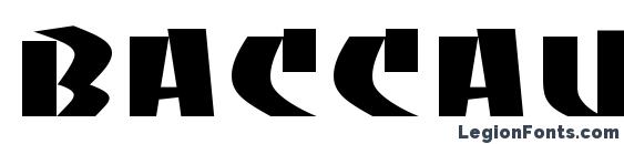 шрифт Baccauw, бесплатный шрифт Baccauw, предварительный просмотр шрифта Baccauw