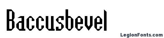 шрифт Baccusbevel, бесплатный шрифт Baccusbevel, предварительный просмотр шрифта Baccusbevel
