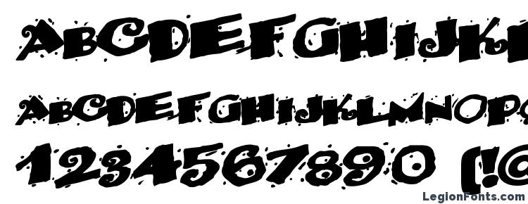 glyphs BackWater52 Bold font, сharacters BackWater52 Bold font, symbols BackWater52 Bold font, character map BackWater52 Bold font, preview BackWater52 Bold font, abc BackWater52 Bold font, BackWater52 Bold font