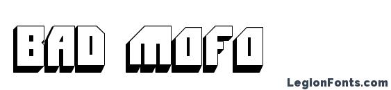 шрифт Bad mofo, бесплатный шрифт Bad mofo, предварительный просмотр шрифта Bad mofo