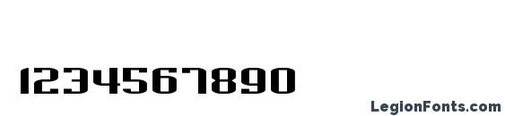 Badlocicg compression Font, Number Fonts