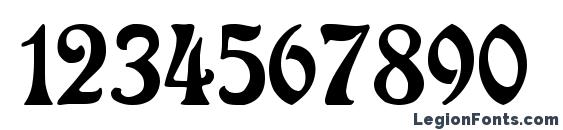 Badmann Font, Number Fonts